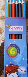 تجریه خرید مداد رنگی 6 رنگ کلاسی کد 60001396
