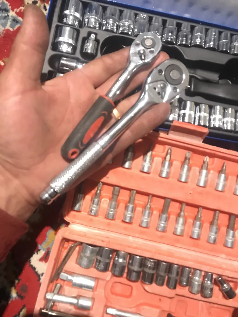 آچار بکس جعبه فلزی اینتیمکث کد 40PC مجموعه 40 عددی