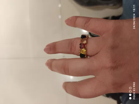 انگشتر زنانه مدل نگین دار