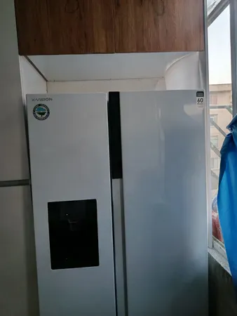 یخچال فریزر ساید بای ساید 28 فوت ایکس ویژن مدل HS600-WI/SI