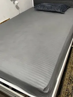 ملحفه مدل کشدوز هتلی یک نفره سایز 200×120 سانتی متر