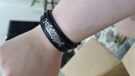 دستبند نقره مردانه ترمه 1 طرح جانی و دلی ای دل و جانم همه تو کد mas 00715