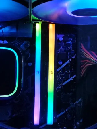 رم دسکتاپ DDR5 دو کاناله 5600 مگاهرتز CL40 کورسیر مدل VENGEANCE RGB ظرفیت 32 گیگابایت