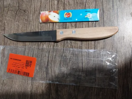 چاقو آشپزخانه فنگ اند فنگ مدل دسته چوبی کد 2002