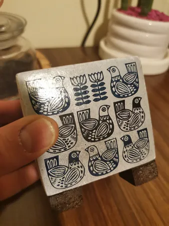 گلدان بتنی طرح کبوتر مدل 01