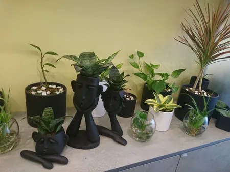 گلدان دکوری طرح افسوس مجموعه 3 عددی