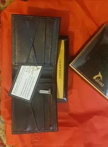 تجریه خرید کیف پول مردانه چرم بارز کد DM78