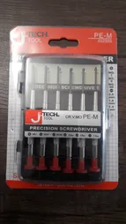 مجموعه 6 عددی پیچ گوشتی ساعتی جی تک تول مدل PE-M 052200