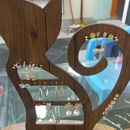 استند جواهرات طرح گربه مدل C1