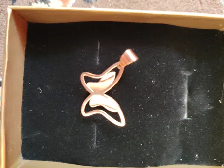 آویز گردنبند طلا 18 عیار ماهک مدل MM0469