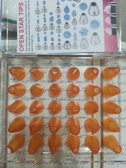 ماسوره شیرینی پزی کد 12 مجموعه 30 عددی