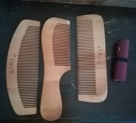 شانه مدل چوبی بسته سه عددی