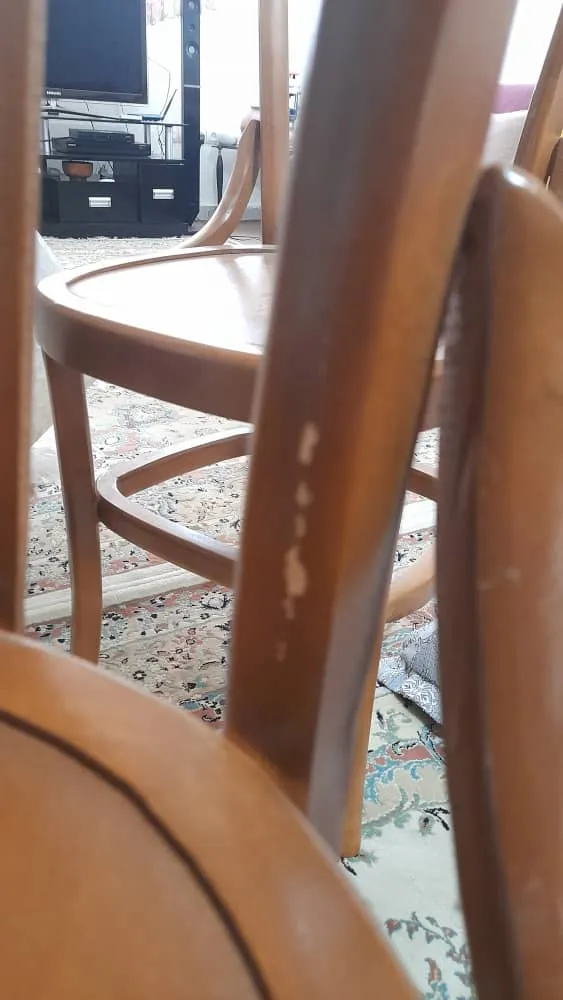 میز و صندلی ناهارخوری چوبی اسپرسان چوب مدل sl01