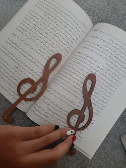 نشانگر کتاب لوکسینو مدل نت موسیقی کد FP_1 بسته 2 عددی