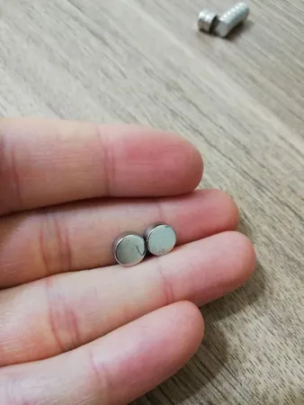 آهن ربای نیودیمیوم مدل دیسکی 8x3 بسته 10 عددی