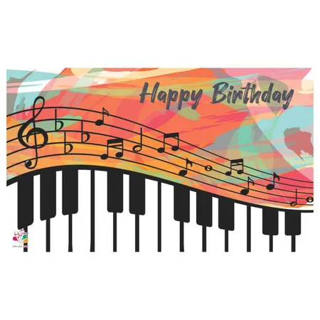 مجموعه 72 عددی تم تولد طرح موسیقی فانتزی