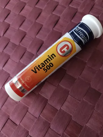 قرص جوشان ویتامین ث 500 میلی گرم های هلث بسته 20 عددی