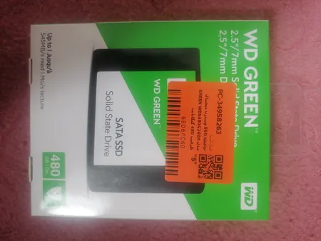 اس اس دی اینترنال SATA III وسترن دیجیتال مدل Green ظرفیت 480 گیگابایت