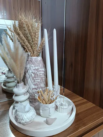 دسته گل خشک مدل خوشه گندم کد 20