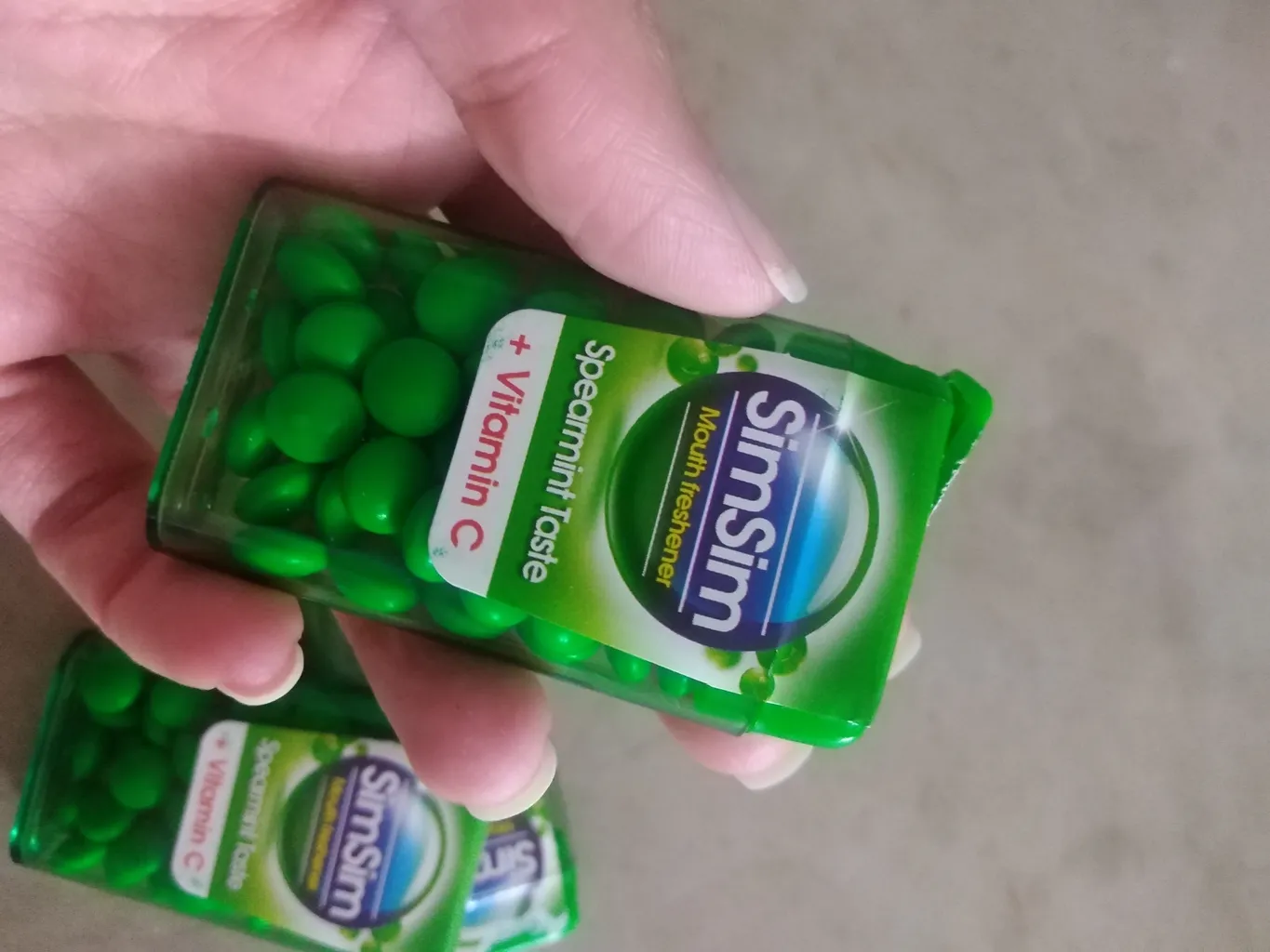 قرص خوشبو کننده دهان سیم سیم مدل نعنا بسته 3 عددی