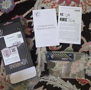 تجریه خرید اس اس دی اینترنال PCIe Gen3 x4 ام اس آی مدل SPATUIM M371 ظرفیت 1 ترابایت
