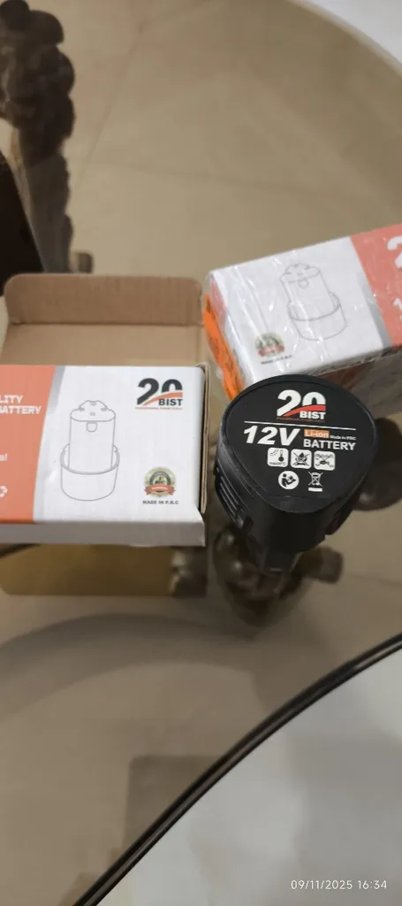 باتری دریل شارژی ۱۲ ولت بیست مدل V12