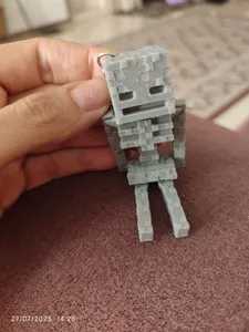 تجریه خرید جاکلیدی مدل شخصیت اسکلت بازی ماینکرفت