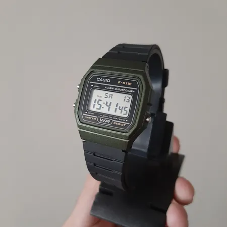 ساعت مچی دیجیتالی کاسیو جی شاک مدل F-91WM-3ADF