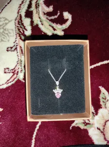 تجریه خرید آویز گردنبند نقره زنانه مدل قلب AMT-M119