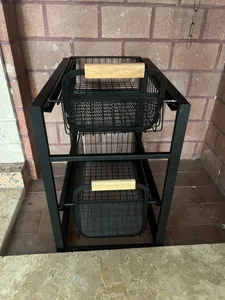 تجریه خرید نظم دهنده کابینت مدل دو طبقه کشویی کد 072