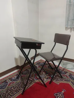میز نماز باکسدار و صندلی (ضدخش،تاشو،تنظیم شونده ارتفاع)