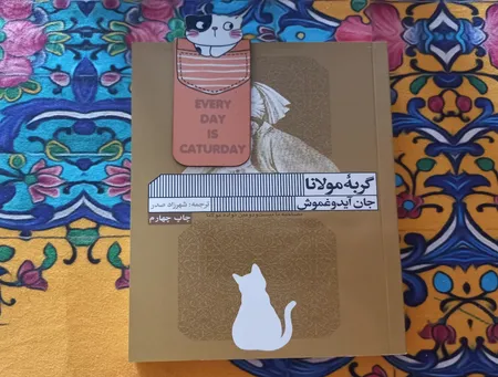 نشانگر کتاب باروچین مدل گربه های با مزه کد bk-12 بسته 4 عددی