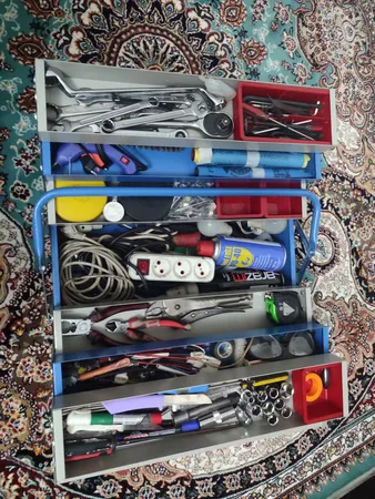 جعبه ابزار صنایع فلزی لوکس درویشیان کد 504