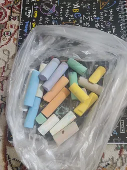 گچ رنگی مدل X8 بسته 8 عددی