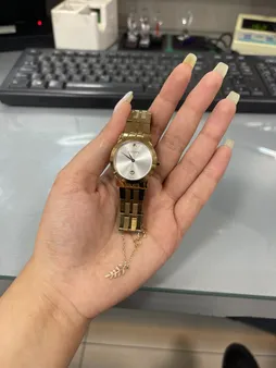 آویز ساعت طلا ۱۸ عیار زنانه دُرج مدل DZ03