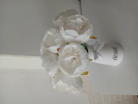 گل مصنوعی مدل دسته گل پیونی PIYONI11