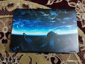 تجریه خرید استیکر لپ تاپ توییجین و موییجین طرح Space  کد 163 مناسب برای لپ تاپ 15.6 اینچ به همراه برچسب حروف فارسی کیبورد