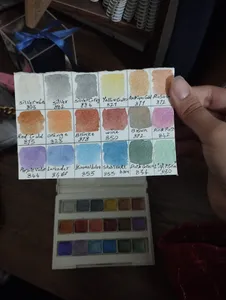 تجریه خرید آبرنگ افرا 18 رنگ مدل متالیک کد Met18