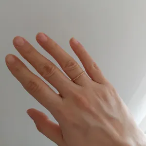 تجریه خرید انگشتر طلا 18 عیار زنانه بان گالری مدل دوبل گوارسه