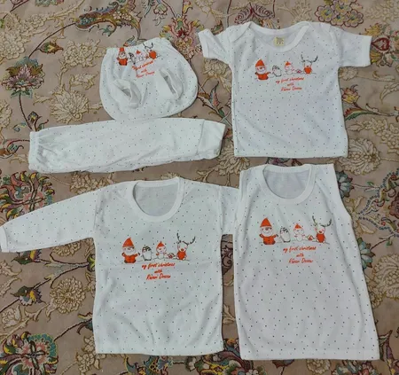 ست 5 تکه لباس نوزادی مدل b67