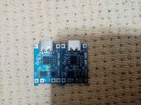 ماژول شارژ باتری لیتیومی مدل TP-4056TYPEC بسته 2 عددی