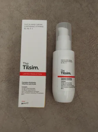 کرم مرطوب کننده دست و صورت تیلسیم مدل مولتی ویتامین مناسب برای انواع پوست حجم 50 میلی‌لیتر