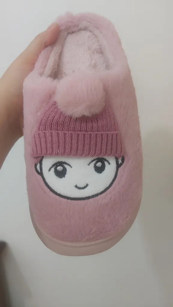 دمپایی حوله‌ای مدل پولیشی صورتک کد so123