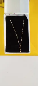 تجریه خرید زنجیر طلا 18 عیار زنانه مدل استار