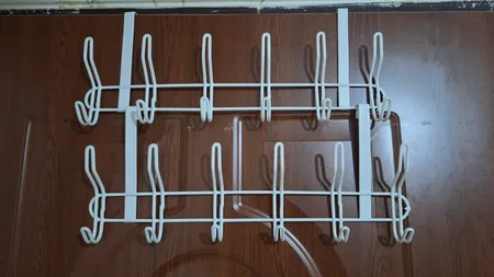 آویز لباس پشت دری شکیبا مدل N45-Moon بسته 2 عددی