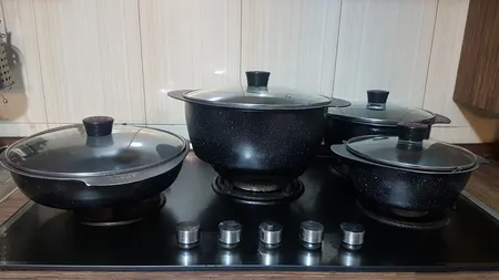 سرویس قابلمه ۱۰ پارچه اس پی اس مدل ۴۴۳۳