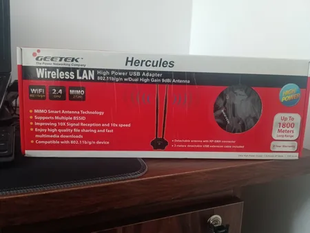 کارت شبکه بی سیم USB کارت شبکه گیتک مدل GT – 18NU