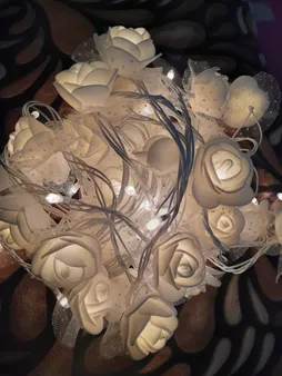 ریسه لامپ ال ای دی مدل گل رز6 متری