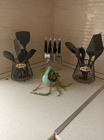 سرویس کفگیر و ملاقه 12 پارچه شنگیا مدل سیلیکون