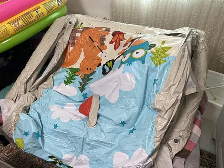 چادر بادی کودک اینتکس مدل Animal Trails